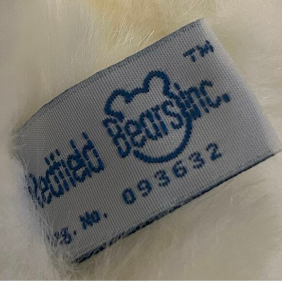 Pair Wht Redfield Bears inc, Musical Fluffy Bear Set #093632 20’ in. - Picture 8 of 10